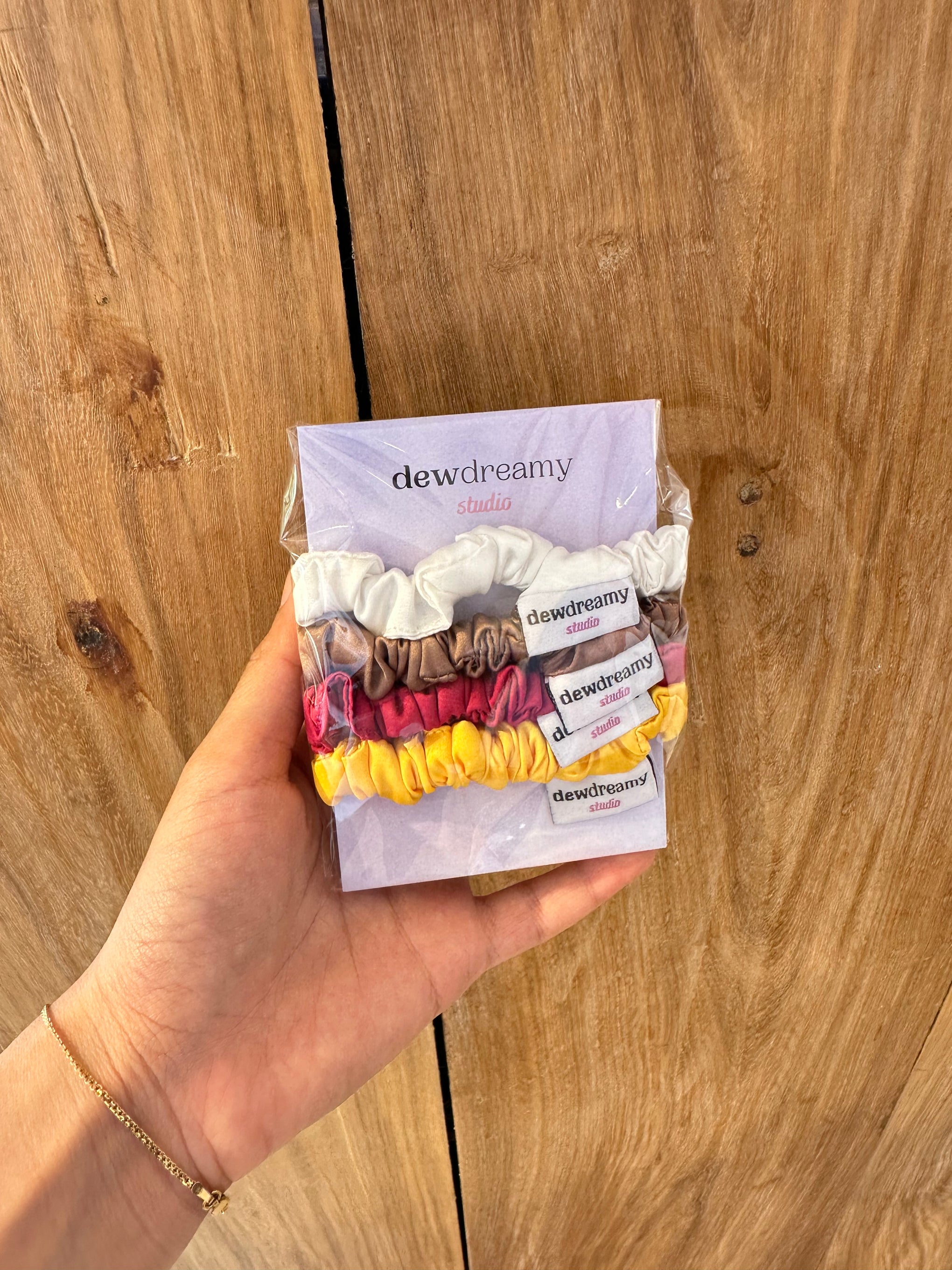 Silk Scrunchie Set Mini
