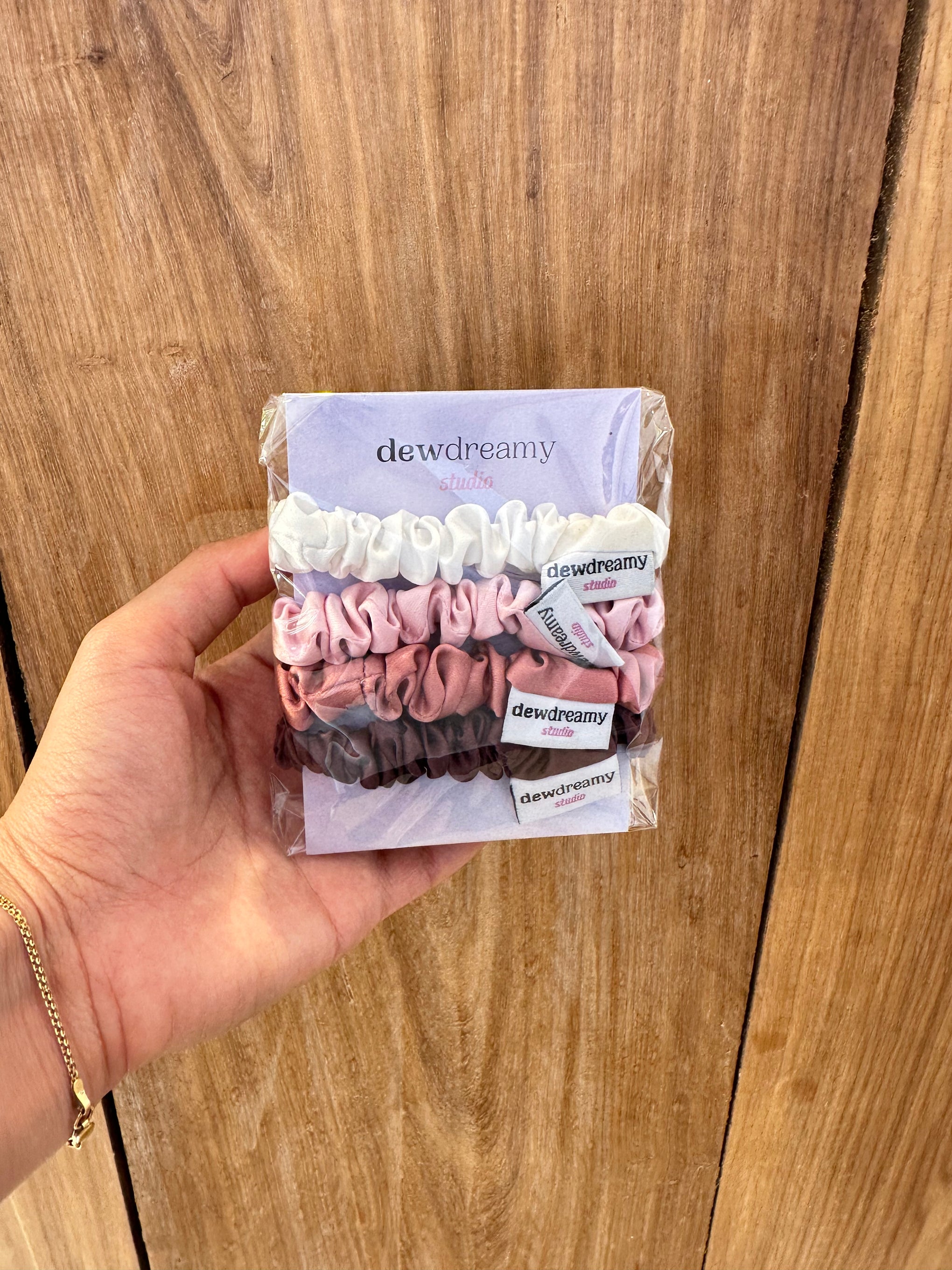 Silk Scrunchie Set Mini